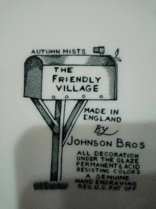 Juego platos cerámica Autumn Mists Johnson Bros
