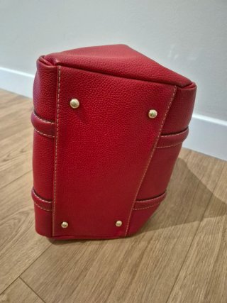 Bolso CH de piel rojo