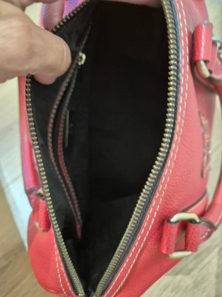 Bolso CH de piel rojo