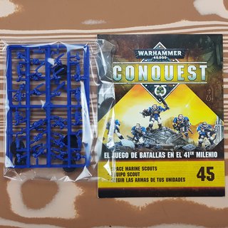 #45 Space Marine Scouts Warhammer Conquest Salvat