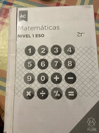 Cuaderno Matematicas 1 ESO