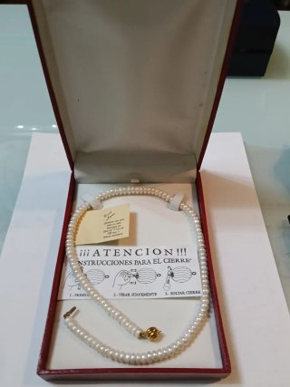 Collar Perlas Naturales Escrich Joyeros