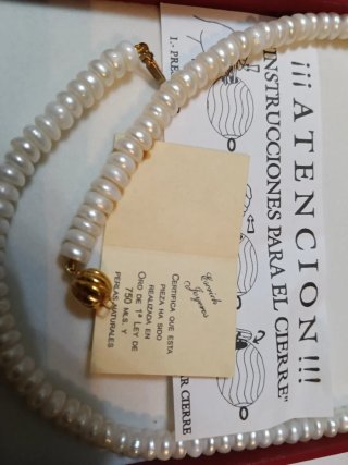 Collar Perlas Naturales Escrich Joyeros