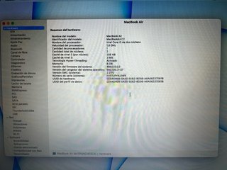 MacBook Air 13 2017 Plata