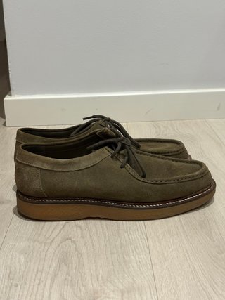 Mocasines hombre ante caqui 43 MANGO como nuevos