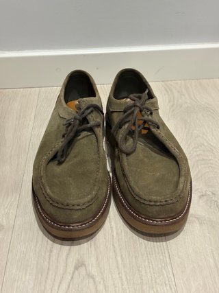 Mocasines hombre ante caqui 43 MANGO como nuevos