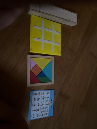 Juego Infantil 3 en Raya-Mikado-Puzzle Geométrico