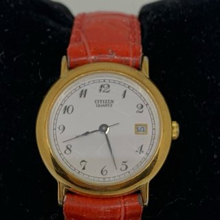 Citizen Quartz 6010 Vintage Dorato con Data
