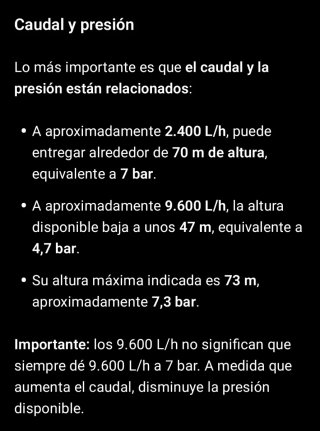 Bomba eléctrica presión 4cv
