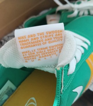 Zapatillas Nike Talla 36 Verde y Amarillo