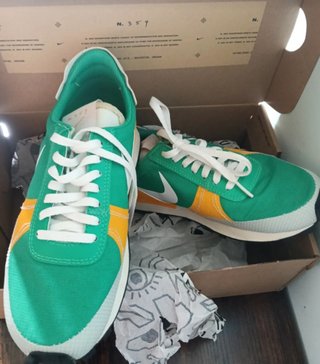 Zapatillas Nike Talla 36 Verde y Amarillo