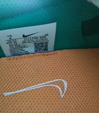 Zapatillas Nike Talla 36 Verde y Amarillo