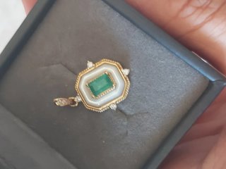 Colgante Esmeralda Clásico