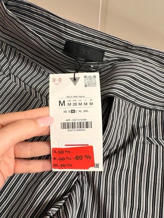 Pantalones de traje Zara rayas