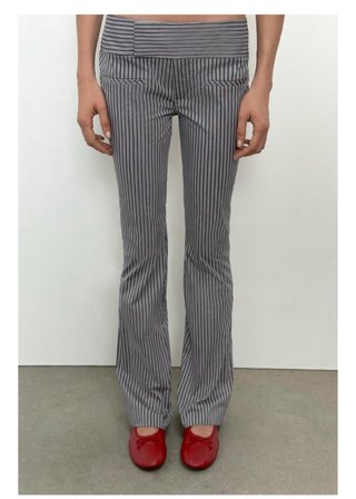 Pantalones de traje Zara rayas