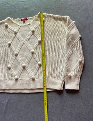 Jersey de punto Guess Mujer Blanco Beige Talla S