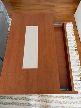 Mesa de centro madera y cristal