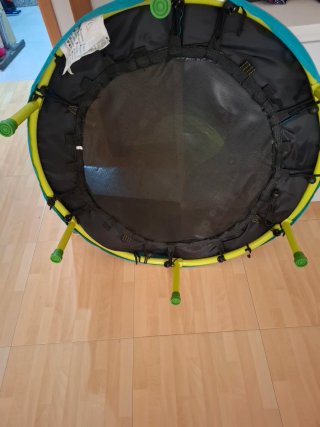 Cama elástica infantil azul