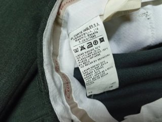 Pantalón de vestir verde oscuro Emilio Tucci