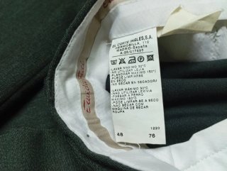 Pantalón de vestir verde oscuro Emilio Tucci
