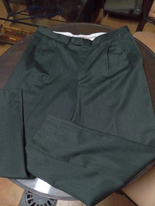 Pantalón de vestir verde oscuro Emilio Tucci
