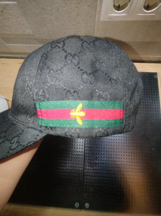 Gorra Gucci Negra , hecha en Italia