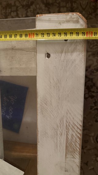 Mesa Palets Madera y Cristal Grueso