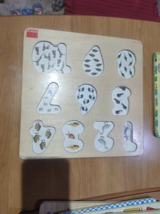 Puzzles de números y animales Goula