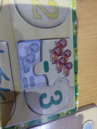 Puzzles de números y animales Goula