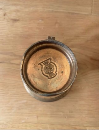 Antico misurino in peltro decilitro vintage brocca