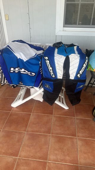 Ropa enduro moto,protecciones y casco