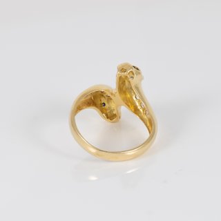 Anillo pantera oro 18k 750