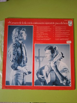 LP Vinilo El Camarón de la Isla con Paco de Lucía