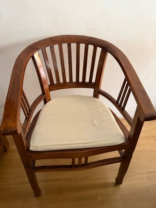 Sillón Colonial Madera Maciza