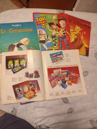 5 Álbumes de Cromos Disney