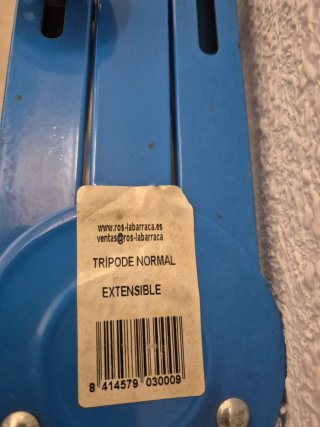 Rosco de gas con trípode
