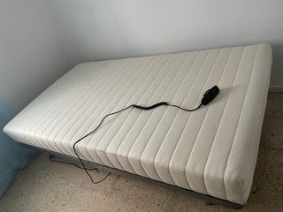 Cama articulada + colchón 105 cm