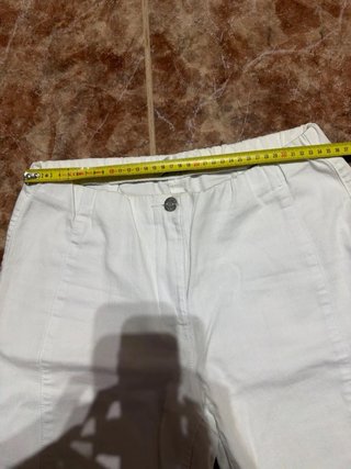 Pantalones vaqueros blancos mujer