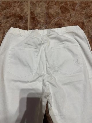 Pantalones vaqueros blancos mujer