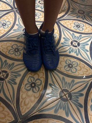 Zapatillas de fútbol azules