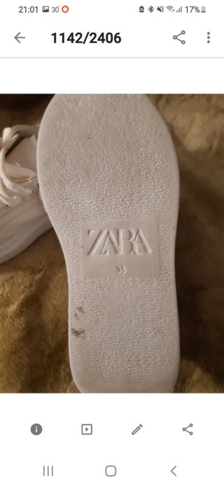 Zapatillas Zara Talla 35