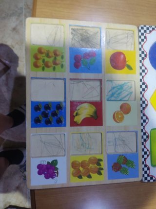 Puzzles formas geométricas, números y frutas