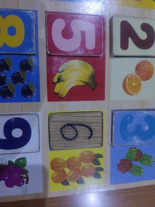 Puzzles formas geométricas, números y frutas