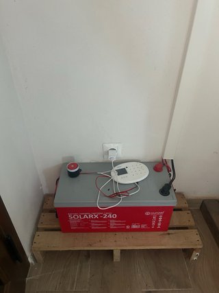 Kit Solar 4 Placas-inversor-Batería-soporte