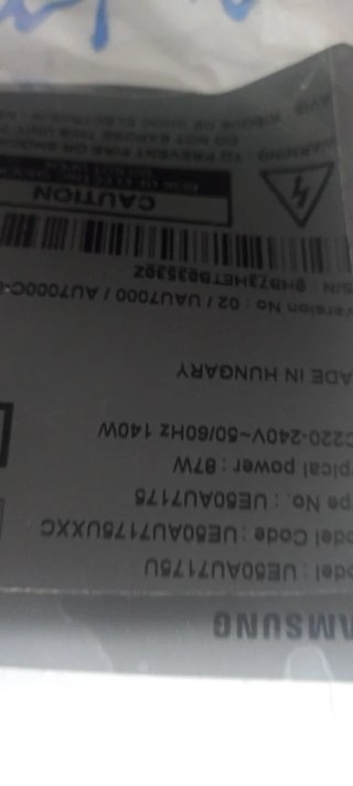 SAMSUNG UE50AU7175U 3IN1 KANT-Su2e 50/55 inch
