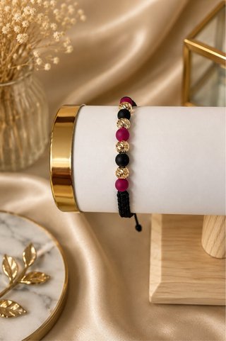 Pulsera Balines Oro 18k