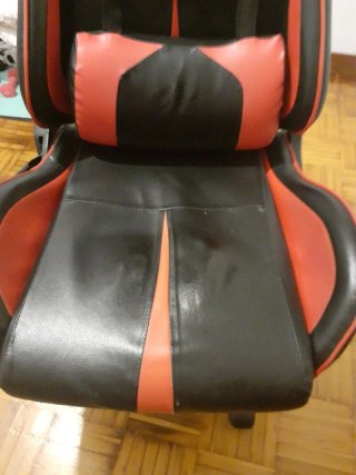 Silla  estilo Gamer Negra y Roja