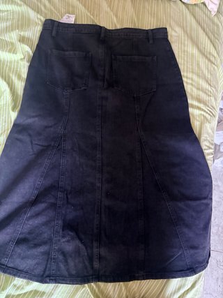 Falda negra talla XL