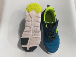 Zapatillas deportivas niño azul y verde