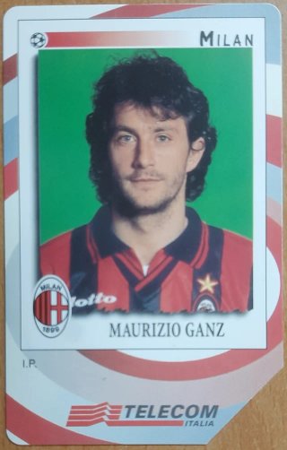 Scheda Telefonica Maurizio Ganz Milan 1997/98